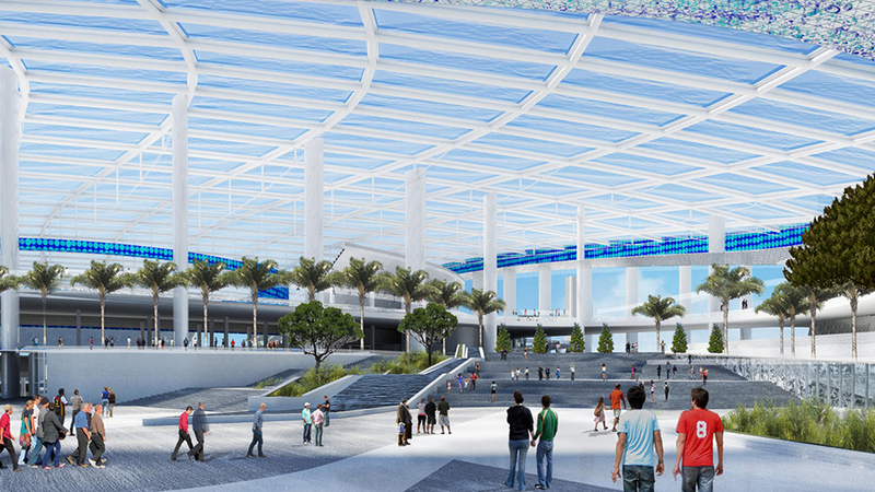 Illustration for article titled The Big Problem With LA's New Football Stadium